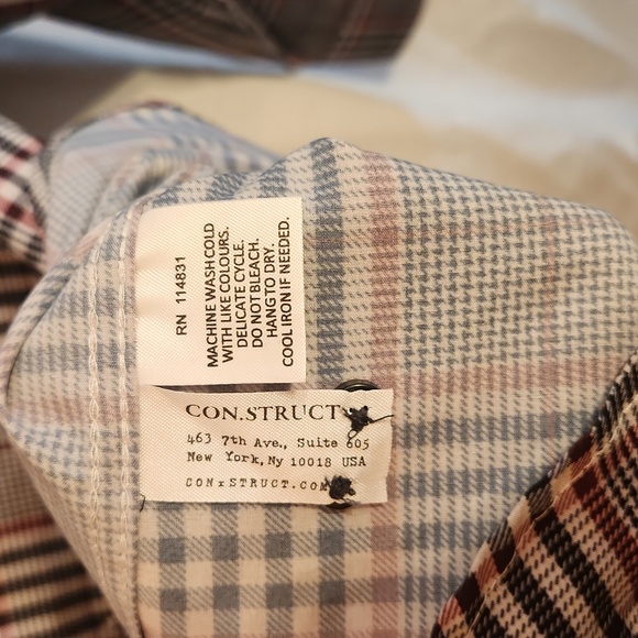 Con.Struct Men's Long Sleeve Button down shirt - Picture 6 of 6